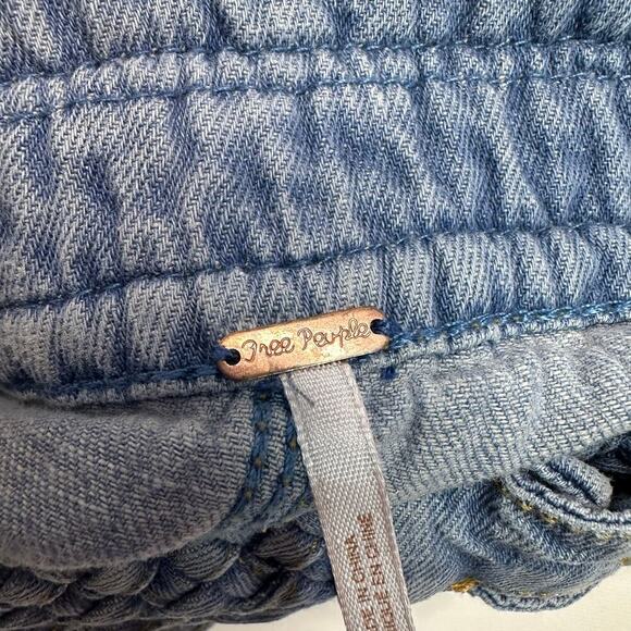 Free People High Waist Denim Skirt - Picture 5 of 7